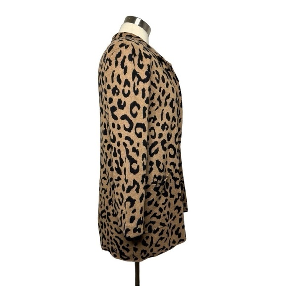 J.CREW Leopard Print Sophie Sweater Blazer size XXS - Picture 4 of 9